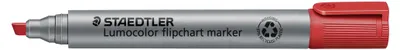 Produktbild von STAEDTLER Lumocolor 356 B Flipchart-Marker mit Keilspitze Einzelprodukt rot