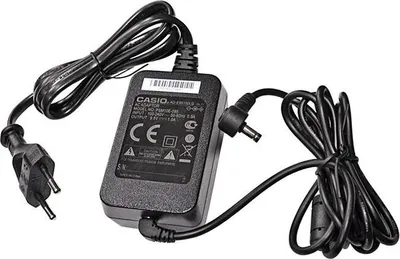 Produktbild von Casio Netzteil ADE95100MP stabilisiert 9,5V 1000mA Pluspol innen für Casio Keyboards