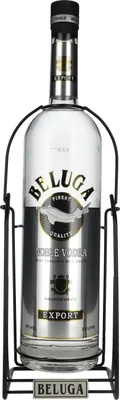Image de Beluga Noble Vodka EXPORT Montenegro 40% Vol. 3l avec Schwenkständer