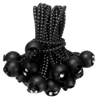 Produktbild von Bungee-Seile, 10,2 cm, 25 Stück, elastische Spanngurte für Zelte und Camping