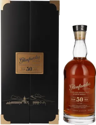 Produktbild von Glenfarclas 50 Years Old Highland Single Malt Scotch Whisky 50% Vol. 0,7l in Geschenkbox
