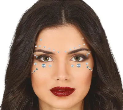 Obrázek produktu pro Guirca Face Jewellery Třpytivé řasy a obočí Jedna velikost