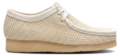 Imagen del producto de Clarks Originals Wallabee Off White Mesh – zapatos con suela de crepé