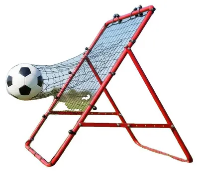 Imagen del producto de Red de rebote para fútbol, herramienta de entrenamiento portátil, fácil instalación, color verde militar