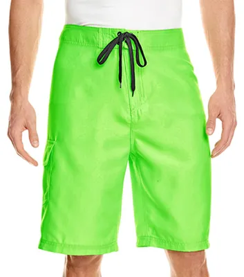 Produktbild von Burnside - Boardshorts für Herren, Baumwoll-Satin LT3602 (36R) (Neon-Grün)