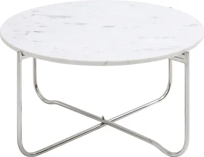 Produktbild von Couchtisch 65cm Marmor Design Tisch Modern Wohnzimmer JETZT KAUFEN