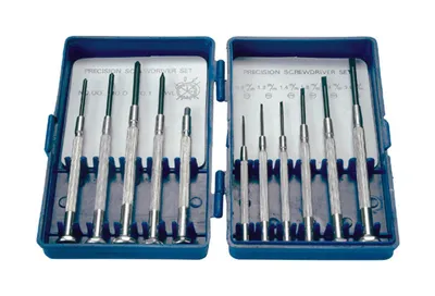 Produktbild von Uhrmacher Schraubendrehersatz 11 teilig