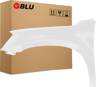 Image de BLU Aile Compatible avec Skoda Yeti 5L LF9E Gauche Weiss CandyWeiss | 2009-2013 | Avant | Peint| Prêt à Monter | Acier