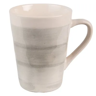 Zdjęcie produktu dla Clayre & Eef 6CE1434 Kubek 12x8x12 - 400 ml Szary - Zielony