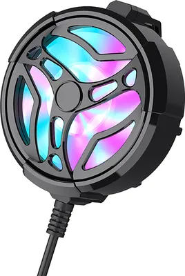 Produktbild von AL01 Telefonkühlung Lüfter tragbares Schnellkühlung USB Smartphone Kühler Mobiler Gamepad Cooler -Lüfter für Spielekonsole-Schwarz