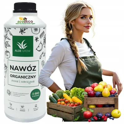 Obrázek produktu pro Organické hnojivo na zeleninu a ovoce, univerzální jarní, přírodní, ekologické, 1 l