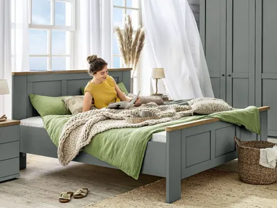 Produktbild von Bett SANSIBAR AALBORG  grau