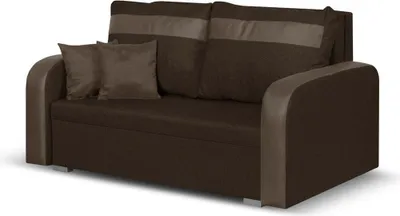 Produktbild von 2-Sitzer-Sofa mit Schlaffunktion CONDI - Braun/Bronze