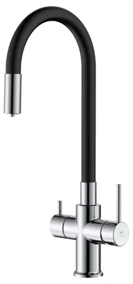 Produktbild von Avapax | Küchenarmatur - Chrom Glänzend - Flexibler Auslauf - Wasserfilteranschluss - Dapur Abda7517f2