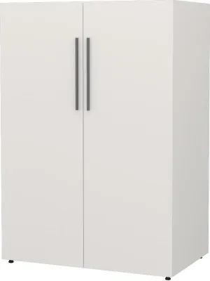 Produktbild von Kleiderschrank 2-türig in Grau und Weiß