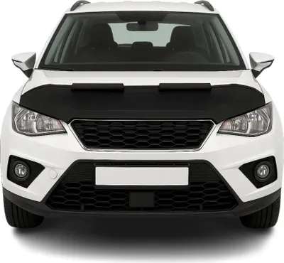 Produktbild von Haubenbra Steinschlagschutz Bonnet Bra für Seat Arona 2017-2025 Schwarz Halb