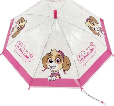 Produktbild von Paw Patrol Skye Kinder Regenschirm rosa Stockschirm Automatik 68 cm stabil leicht