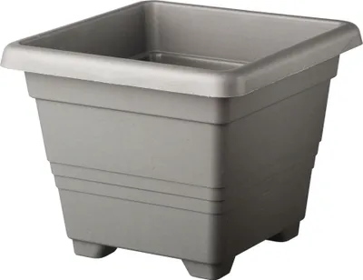 Zdjęcie produktu dla Opakowanie Plastia kwadrat Begonia - antracyt 30x30 cm