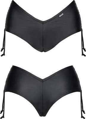 Immagine prodotto di Pantaloncini da donna neri, modello BRAgostina001, taglia XXL