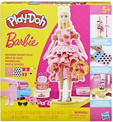 Produktbild von Play-Doh Barbie Modenschau, Modellierset, Ab 5 Jahren, Play-Doh Barbie Kollaboration