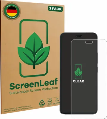 Produktbild von 2x ScreenLeaf Schutzfolie für Xiaomi Civi 5 Pro nachhaltiger Displayschutz Display Schutz Folie Klar Transparent