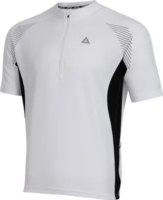 Produktbild von Herren Fahrradtrikot Kurzarm Team II / Weiß-Schwarz- XXXL / atmungsaktives Radtrikot - Jersey mit Quick Dry & Anti-UV
