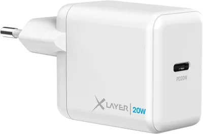 Immagine prodotto di Xlayer 219054 XLayer Typ-C (USB-C) Single Charger PD 20W White