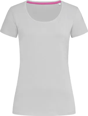 Produktbild von Women Crew Neck Damen T-Shirt Claire - Farbe: Soft Grey - Größe: S