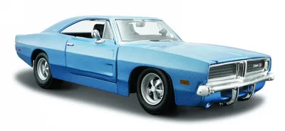 Image de Maisto - 1969 Dodge Charger R/T, bleu métallisé, 1:25
