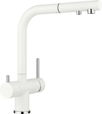 Zdjęcie produktu dla BLANCO FONTAS-S II SILGRANIT-look srebrny granitowy biały