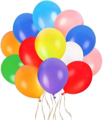 Productafbeelding van Kleurrijke ballonnen - Set van 80 - 26 cm latex partyballonnen