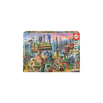 Educa 2000-teiliges Puzzle „Der Feine Käseladen“ – 96x68 Cm, Inkl. Kleber, Ab 14 Jahren