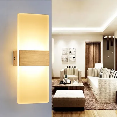 Produktbild von Peviasot LED Wandleuchte innen 12W Modern Wandlampe Acryl Wandbeleuchtung fuer Wohnzimmer Schlafzimmer Treppenhaus Flur,Warmweiss