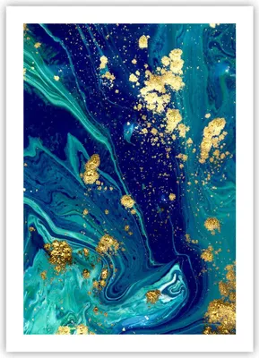 Produktbild von Poster - Poster ohne Rahmen - Abstraktion modern - 50x70 cm - Wand Bild - Wanddeko - Wandbilder - Kunstposter - Wandposter - Bilder - Kunstdruck - Wanddekoration - Wandbild - P2XPA50x70-3831
