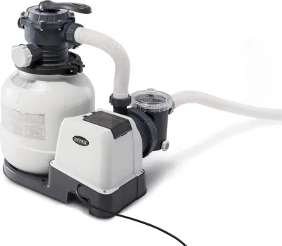 Produktbild von INTEX 26646GS - RCD Sandfilterpumpe (7,9m³l/hr, bis 32m³ Pool)