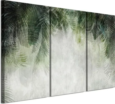 Image de LUMASOUL Tableau sur toile, motif nature, tableaux muraux cadre bois, Tableau Mural pour Salon & Chambre, 90x60 cm Boho