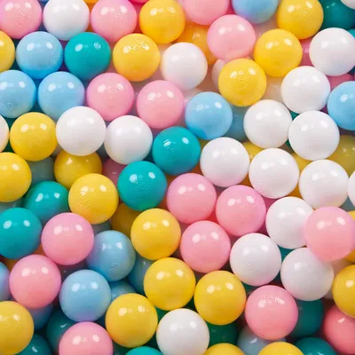 Produktbild von KiddyMoon Bunte Kinder Spielbälle, 300 Stück, 6cm