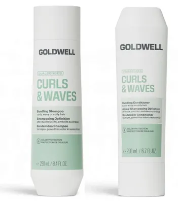 Produktbild von Goldwell Dualsenses Curls & Waves Set - Shampoo 250ml + Conditioner 200ml