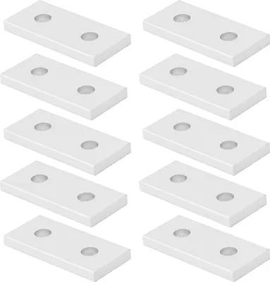 Productafbeelding van Verbindingsplaat, Platte verbindingsplaat, Verbindingsplaat met 2 gaten, Verbindingsplaat, Versterkingsplaat, Verticale verbindingsgereedschap