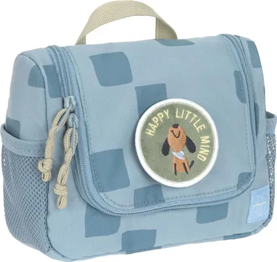 Produktbild von Lässig Kulturbeutel Kinder - Pattern Party, Blau