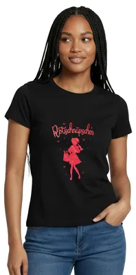 Produktbild von Spreadshirt Rotschnäpschen JGA Junggesellinnenabschied Party Frauen T-Shirt, M, Schwarz