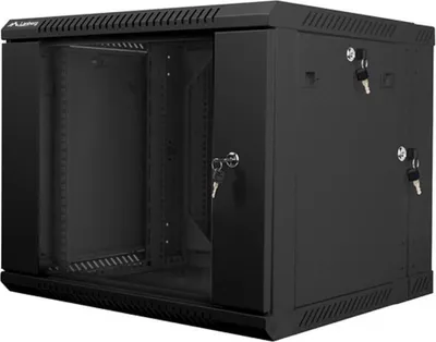 Obrázek produktu pro Lanberg WF02-6609-10B racková skříň 9U Nástěnný rack Černá