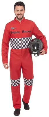 Immagine prodotto di Costume da pilota da corsa tuta da pilota rosso-bianco-nero - L