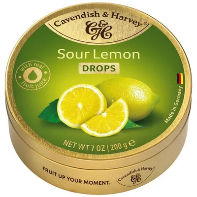 Zdjęcie produktu dla Cavendish & Harvey Kwaśne cukierki cytrynowe 200 g