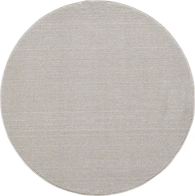 Produktbild von Villa Möbel Looivo Wohnzimmer-Teppich, Schlingenteppich, Frisee, Einfarbig, Farbe:Creme, Grösse:200 cm Rund