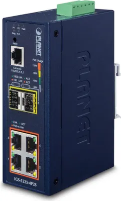 Image de Planet IGS-5225-4P2S - Commutateur - L2+ - géré - 4 ports 10/100/1000 (PoE+)