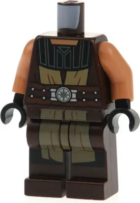 Produktbild von 1xLego Torso Beine Minifigur Star Wars Quinlan Vos sw0746 970c00pb0529 973pb2353