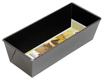 Produktbild von Kaiser Classic 2300621234, Kuchenform, Rechteckig, Aluminium, Stahl, Flache Oberfläche, 230 °C, Schwarz