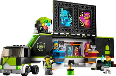 Produktbild von LEGO 60388 Gaming Turnier Truck, LKW-Spielzeug mit Minifiguren, Gamer-Geschenk für Jungen und Mädchen und Fans von E-Sports ab 7 Jahren