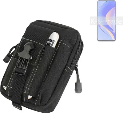 Produktbild von K-S-Trade Gürtel Tasche kompatibel mit Huawei nova Y90 Gürteltasche Holster Schutz Hülle Handy Hülle Smartphone outdoor Handy-Hülle schwarz